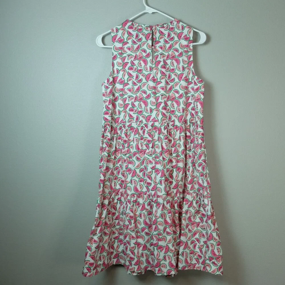 J Crew Factory Sleeveless Tiered Mini Dress in Cotton Poplin Size 2 - Picture 11 of 11